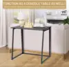Office Desk, Space Saving Computer Table Compact Writing Workstation Study Desk for Home Office, Small Space 5