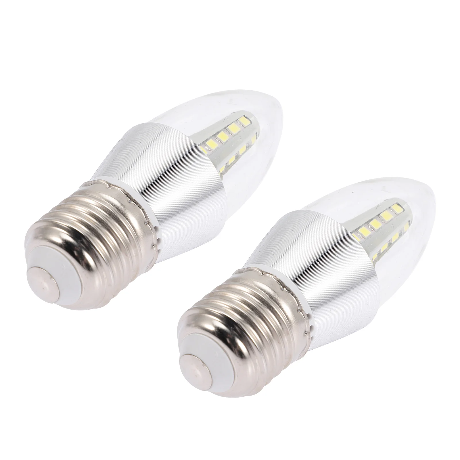 

2 Pcs Hanging Lamp Pendants Lights Bulbss Bulbs Chandelier Small Commercial E27 Candelabra LED