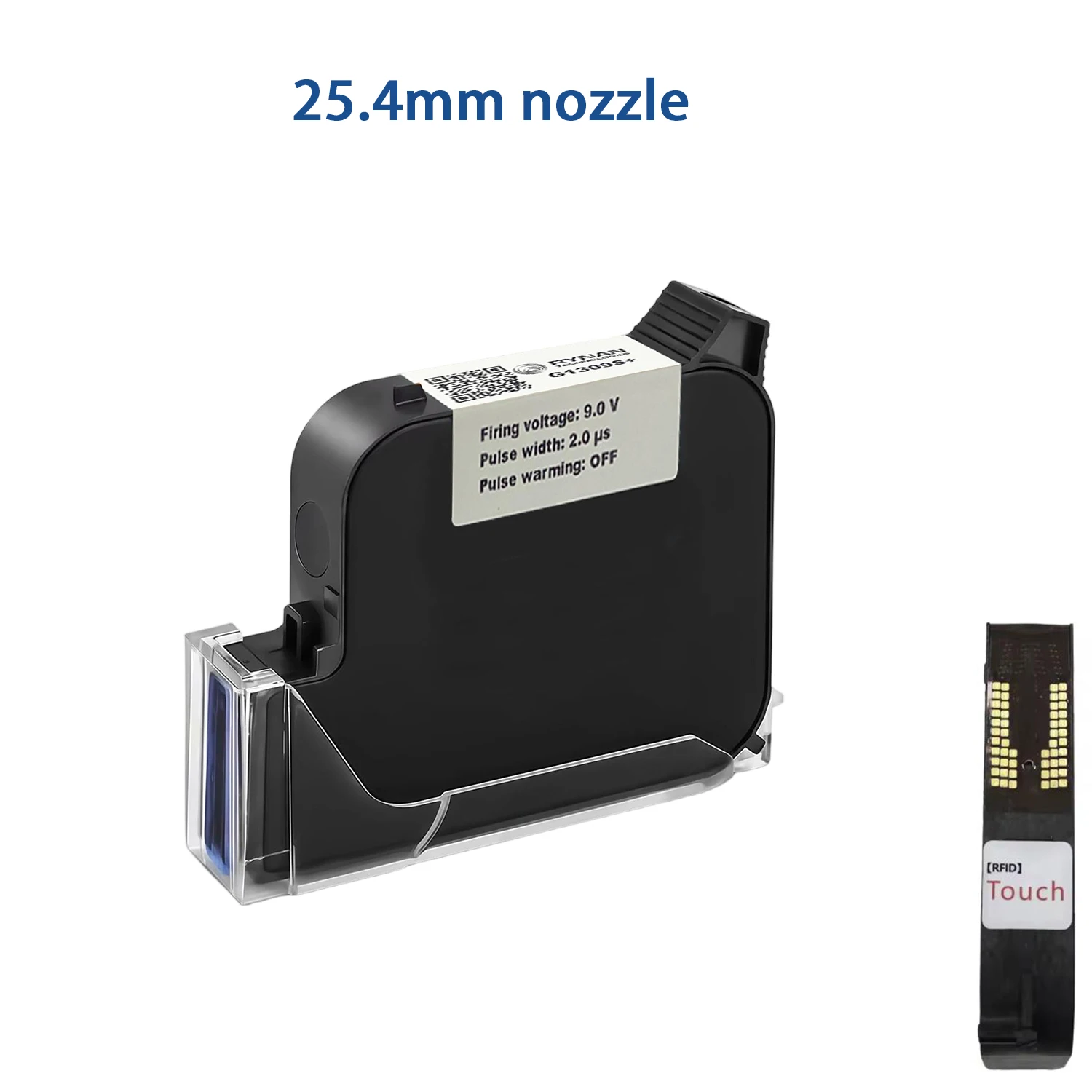 Encrypted Ink Cartridges 12.7/25.4mm Nozzle High Adhesion Original Ink Black Sol
