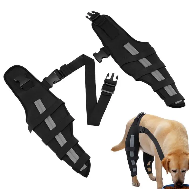 

Dog Braces For Back Legs Dog Leg Support Brace Short Rear Leg Hock Brace For Torn ACL Dog Canine Knee Stifle Brace Wrap For