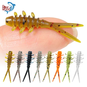 25mm Micro Worm Soft Fishing Lure 20pcs/Box 1