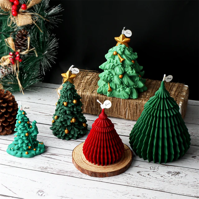 Three-Dimensional Simulation Christmas Tree Green Pvc Christmas Tree  Ornaments Gifts Pine Cones Christmas Decoration For Home - AliExpress