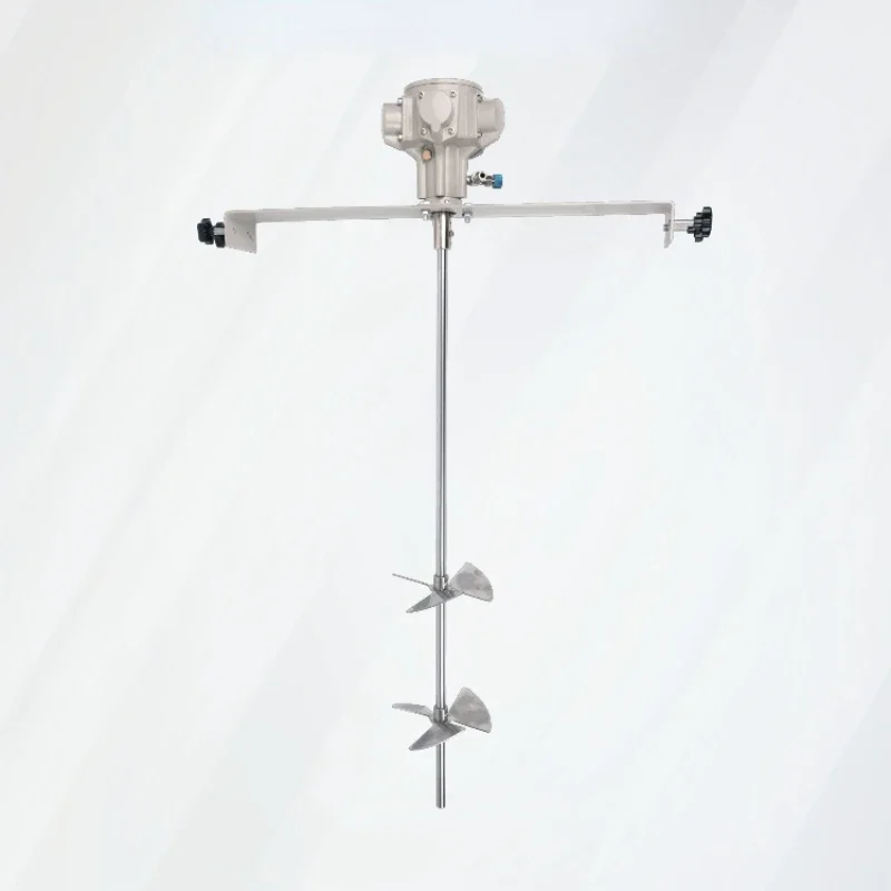 

Pneumatic mixer, horizontal plate, clamp bucket dish soap, stainless steel stirrer, liquid dispersor