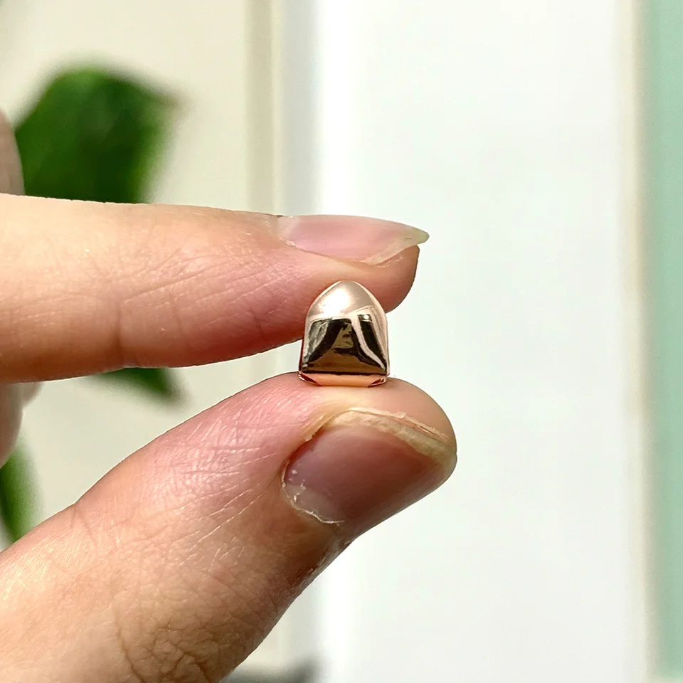 RACHELZ ヒップホップクラシック単歯 Grillz 黄金の歯キャップ装飾 14