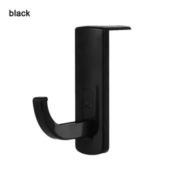 Universal Headphone Hanger and Monitor Stand with Stick - On Hook (Black)