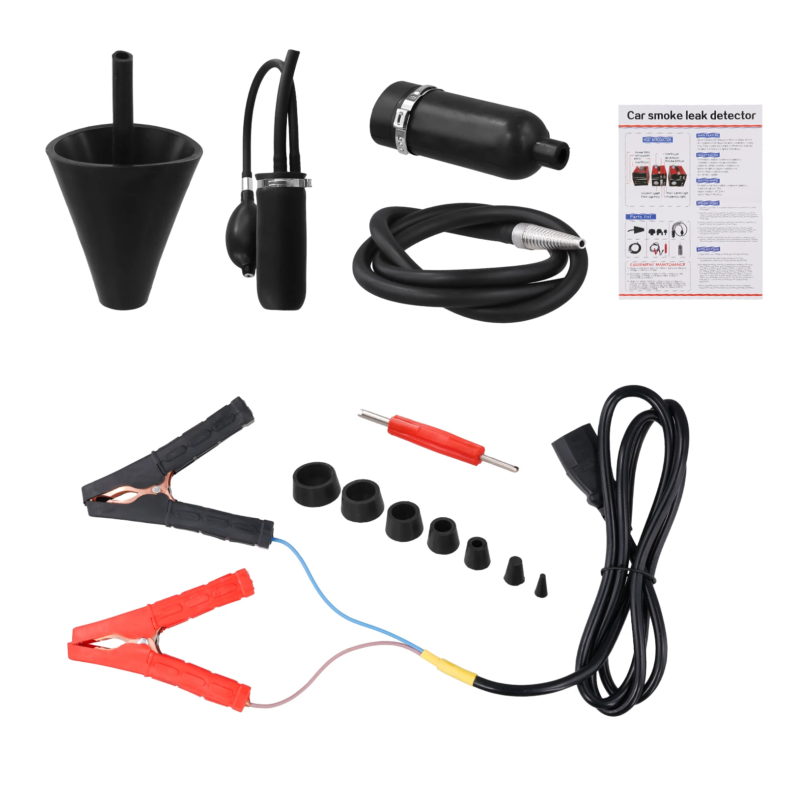 Podofo Auto-Leckdetektor mit Manometer und Luftpumpe