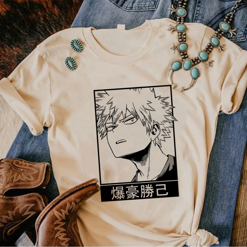 

Смешная женская одежда Bakugo Женская Футболка harajuku Tee