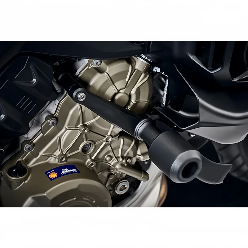 Protezione Motore per Moto DUCATI MULTISTRADA V4 Rally, Protezioni Telaio Multistrada V4 S, Tamponi Antiurto, Protezione Anticaduta - immagine 2