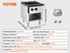 VEVOR 28000BTU 90000BTU Commercial Gas Stove with Cabinet Propane and Natural Gas Countertop Cooking Stove for Restaurant Buffet 6