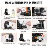 Badge Maker Machine 25 + 58MM/32 + 58MM DIY Button Pin 500Pcs Free Parts Press Kit Circle Manufacture Button Making Tool SucceBuy badge maker button maker machine