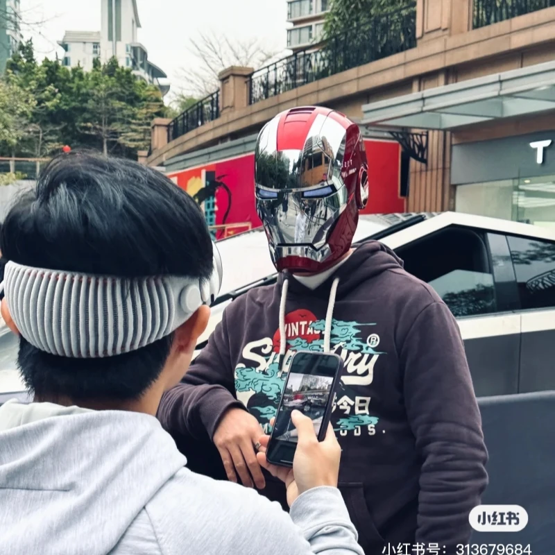 アイアンマンmk5-大人用の電気ボイスコントロール付きヘルメット