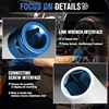 1/2" Drive Lug Nut Socket Set Wheel Socket Set Impact Lug Nut Socket Set Thin Wall Lug Nut Socket Set with Colored 4