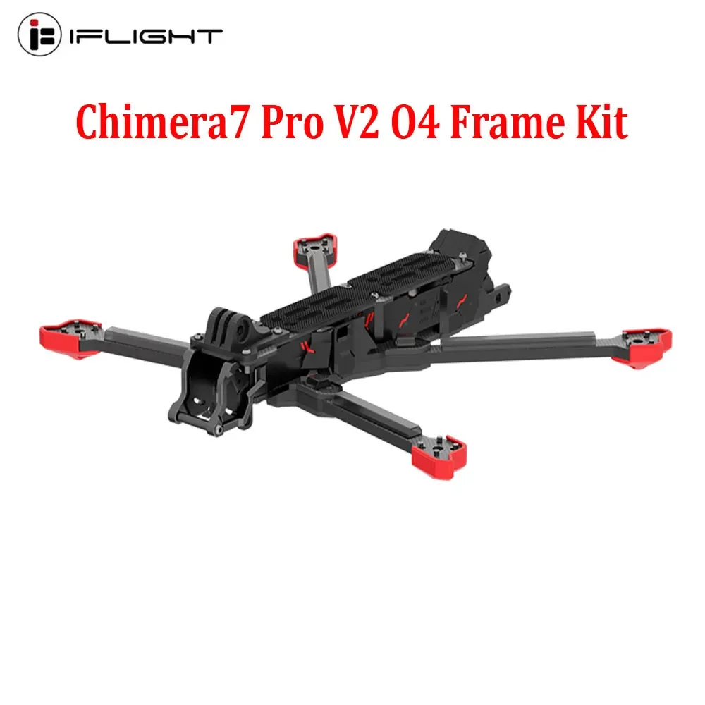Détail du bras moteur du Chimera7 Pro V2 O4 iFlight, conception robuste pour drone FPV cinéma 7.5 pouces