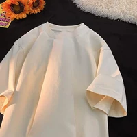 Summer 100% Pure Cotton Men's and Women's Casual Sports Loose Soft Short-sleeved O-neck Comfortable and Breathable T-shirt - Image 2