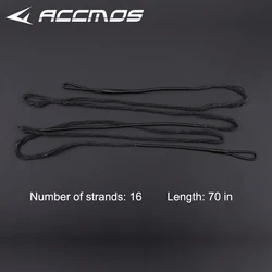 Premium 16 - Strand Recurve Bowstring (177.8cm black)