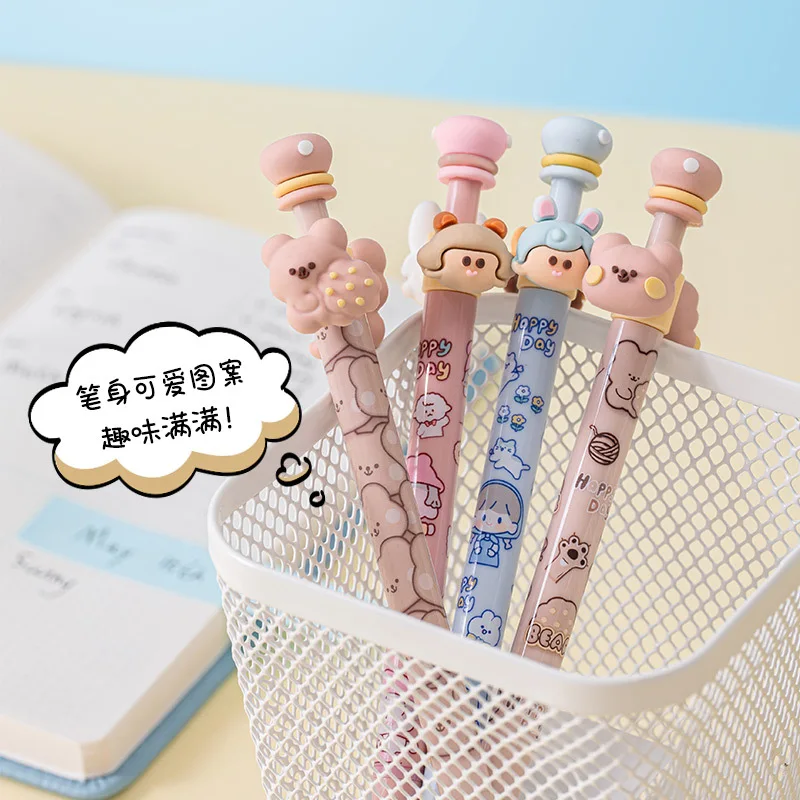 40pcs Colorful Gel Pens For School Supplies Kawaii Dreamy Press Pens Korean  Stationery Office Accessories Girl Gift Cute Things - Gel Pens - AliExpress