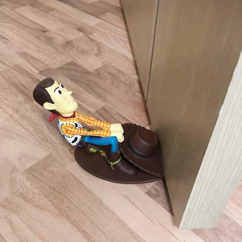 Kawaii Disney Toy Story Woody Action Figure Creative Anime Woody Door Holder Cute Toys Decorazioni Regalo Di Compleanno Per Bambini