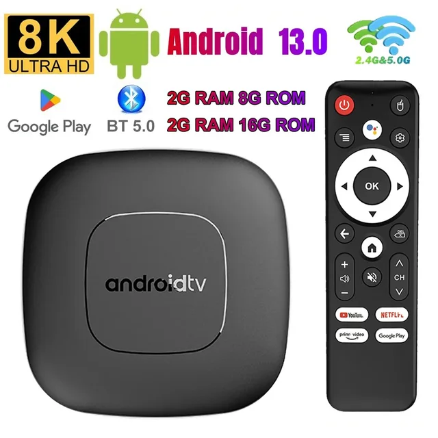 H313 Smart TV Box Android13 Allwinner Quad Core Cortex A53
