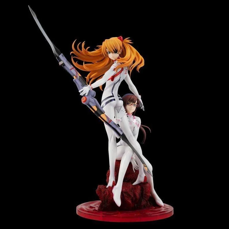 

25cm Anime NEON GENESIS EVANGELION Figures EVA Mari Makinami Illustrious Asuka Langley Soryu Action Figure PVC Statue Model Toys
