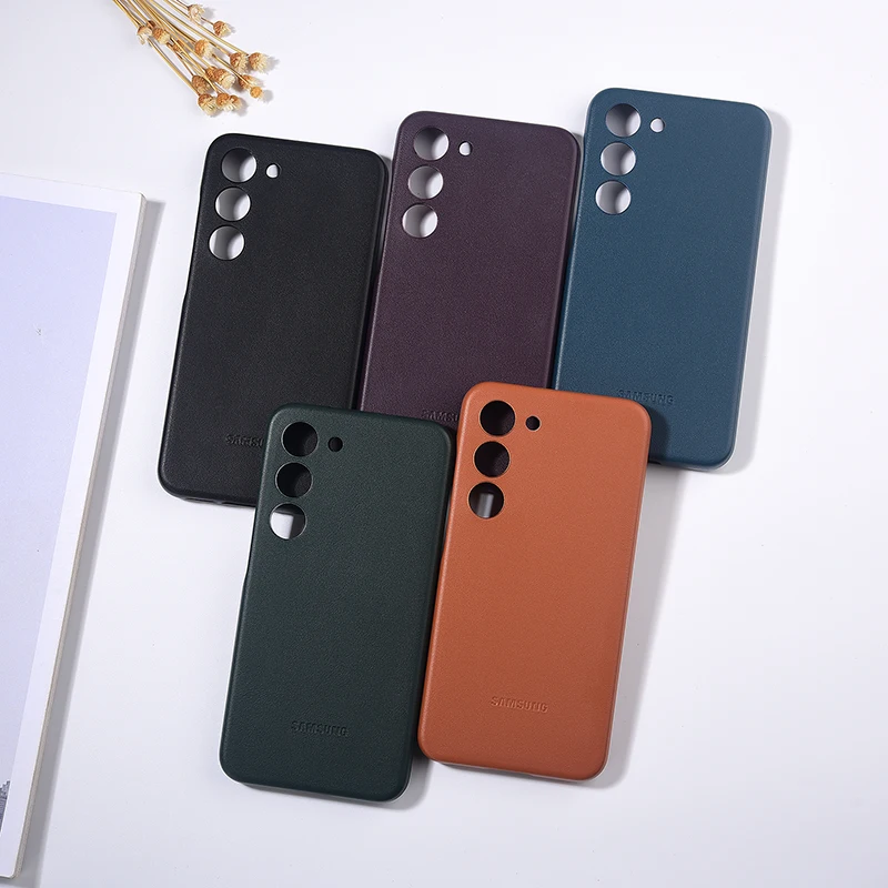 Elegant Leather Phone Case - Full Protective Shockproof Back Cover with Box