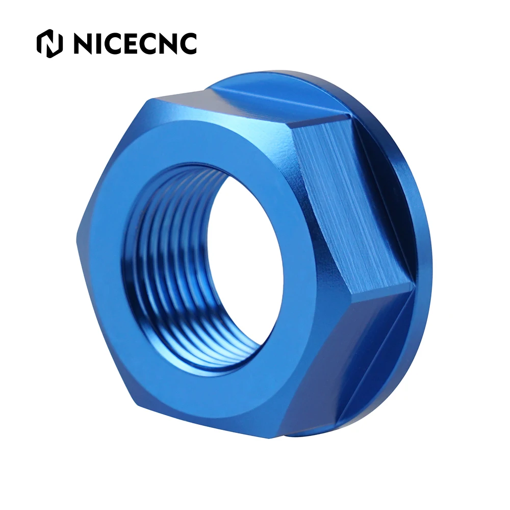NICECNC M20XP1.5 Billet Rear Axle Shaft Lock Nut For Yamaha YZ125 YZ250