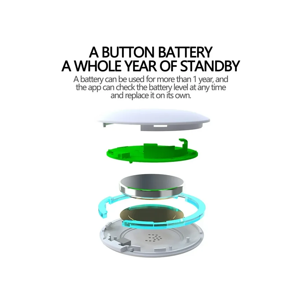 Bluetooth Tracker for Android Portable Anti-Lost Device Smart Anti-Drop Key Device Search Positioning 360day Battery Life