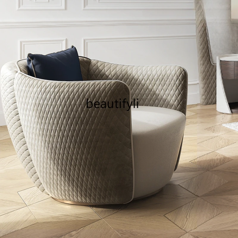

Living Room Single Sofa Fabric Leisure Chair