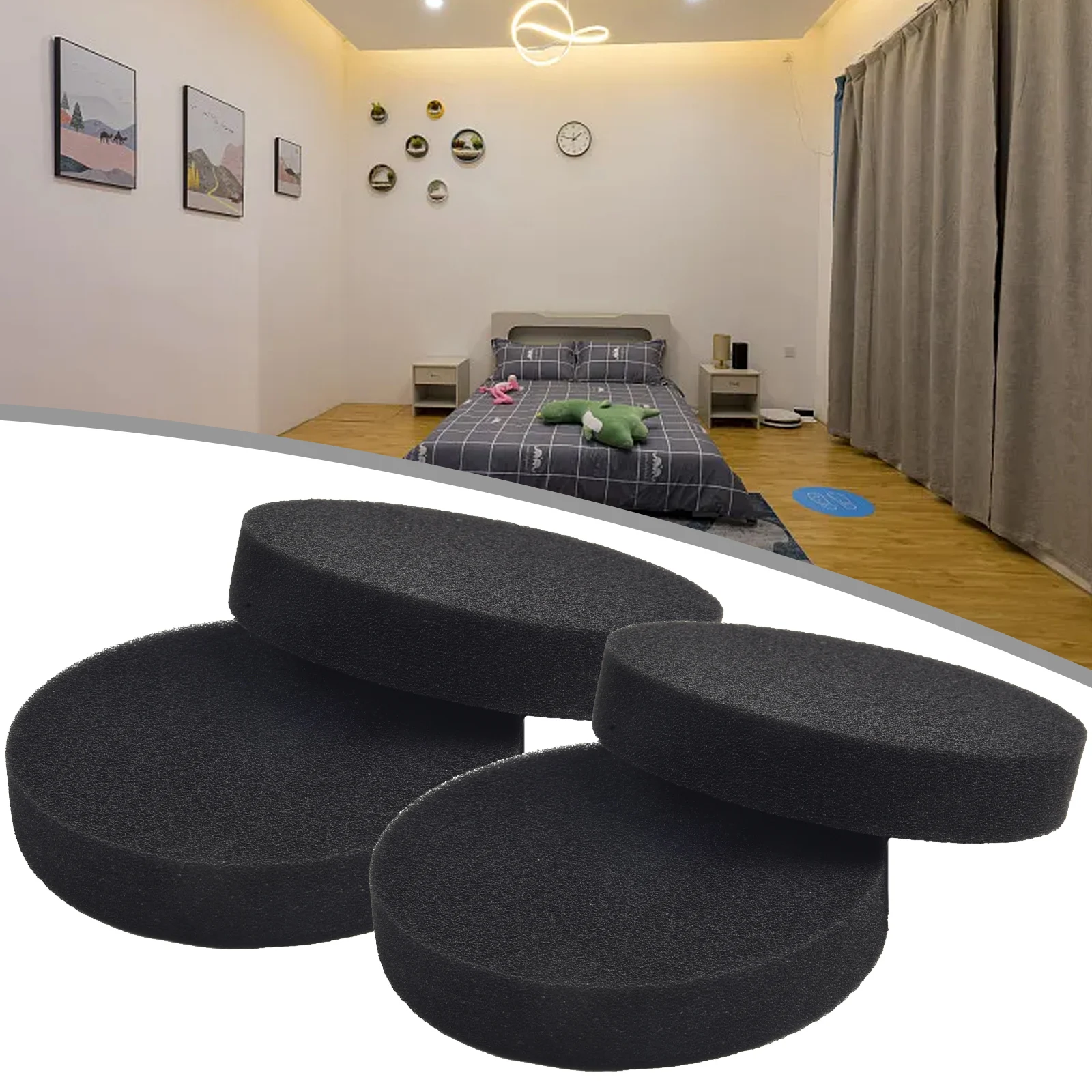 

Household Foam Filter Supplies 1608225 1700 17003 17004 1700R 1700U 1700 4pcs Cleaning For Bissell Replacement