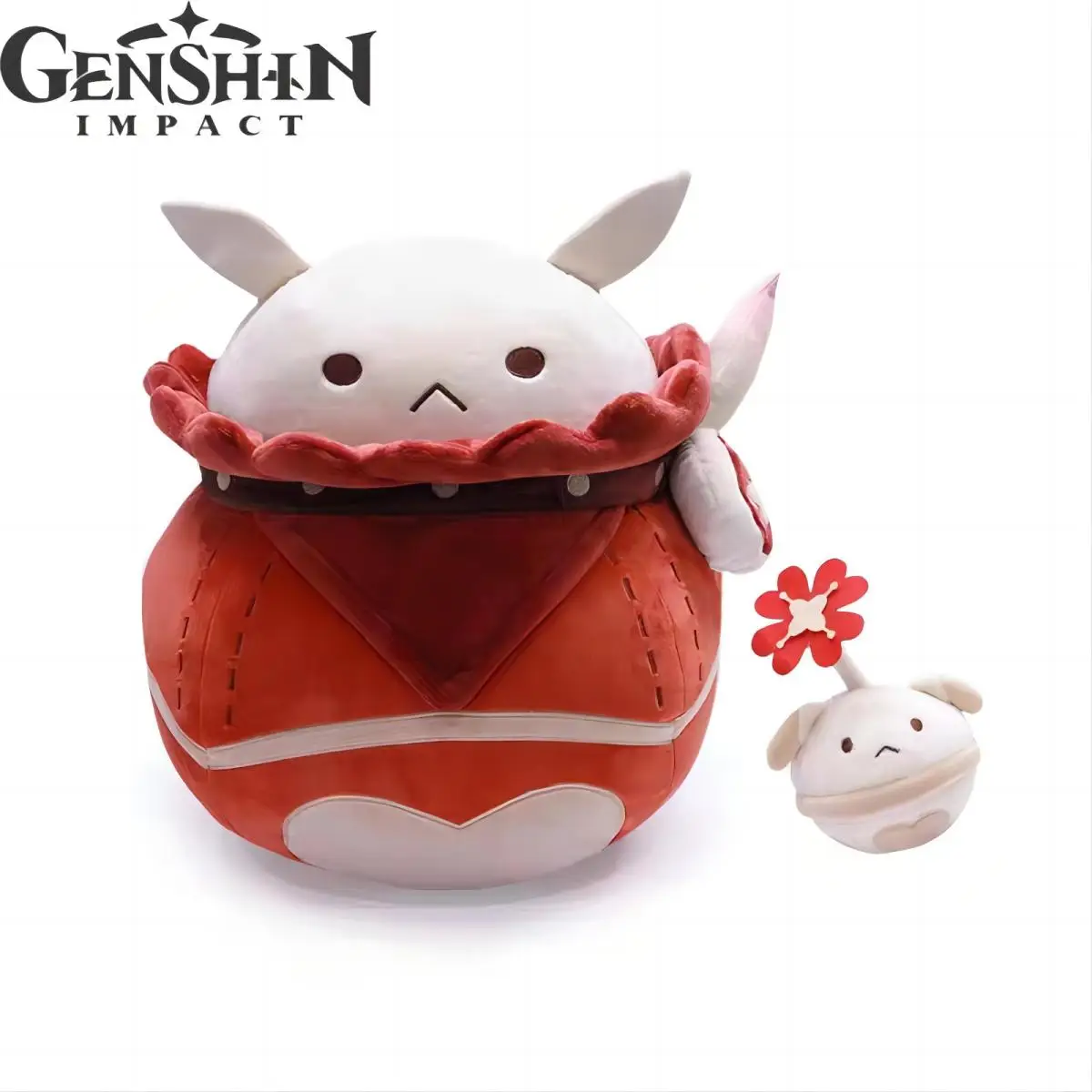 Cute Genshin Impact Klee Dodoco Plush Toy Anime Game Plushie Kawaii Jumpy Dumpty Soft Stuffed Pillow Doll Kids Fans Gift