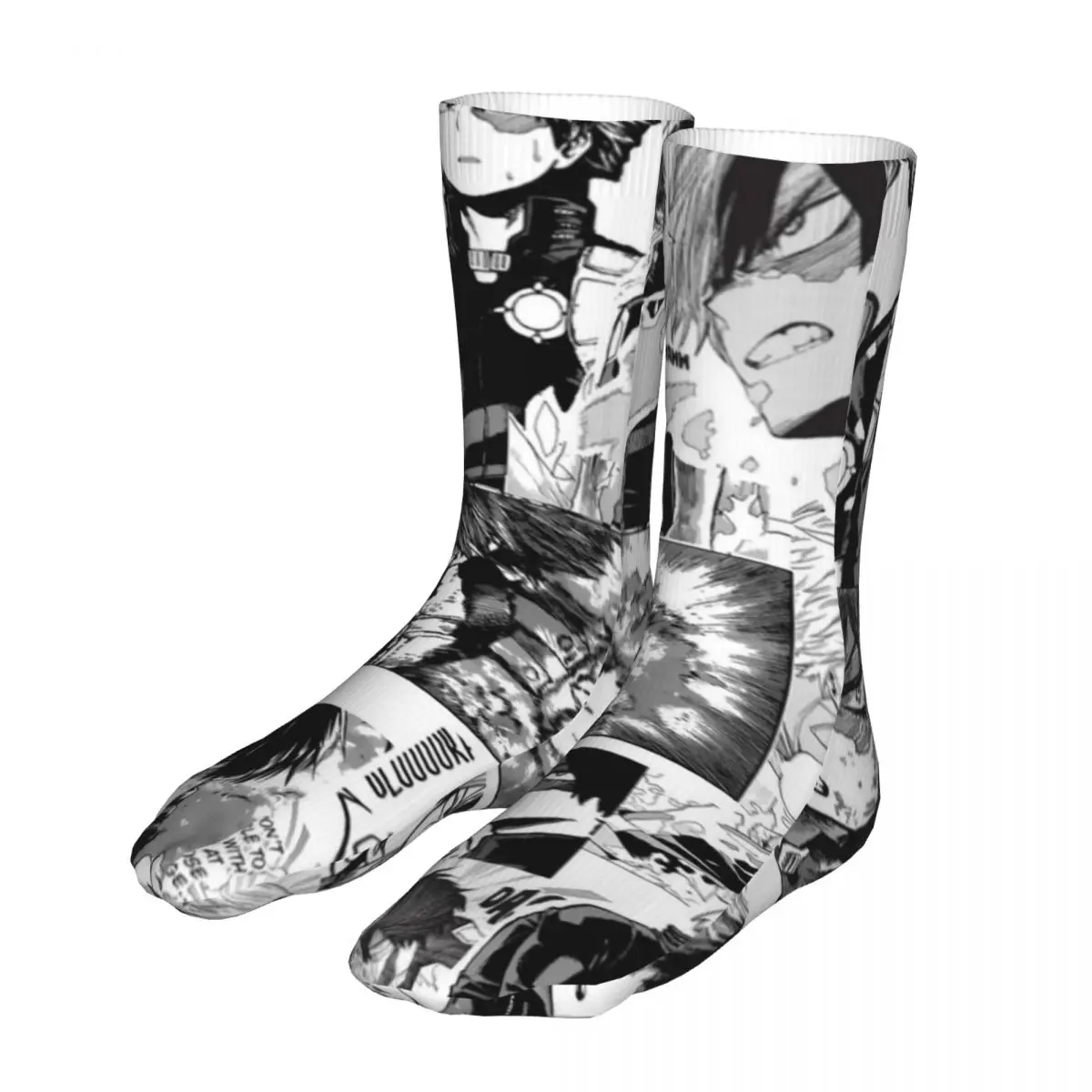 

Todoroki Shoto My Hero Academia Socks Men's Women's Funny Happy Socks High Quality Spring Summer Autumn Winter Socks Gift