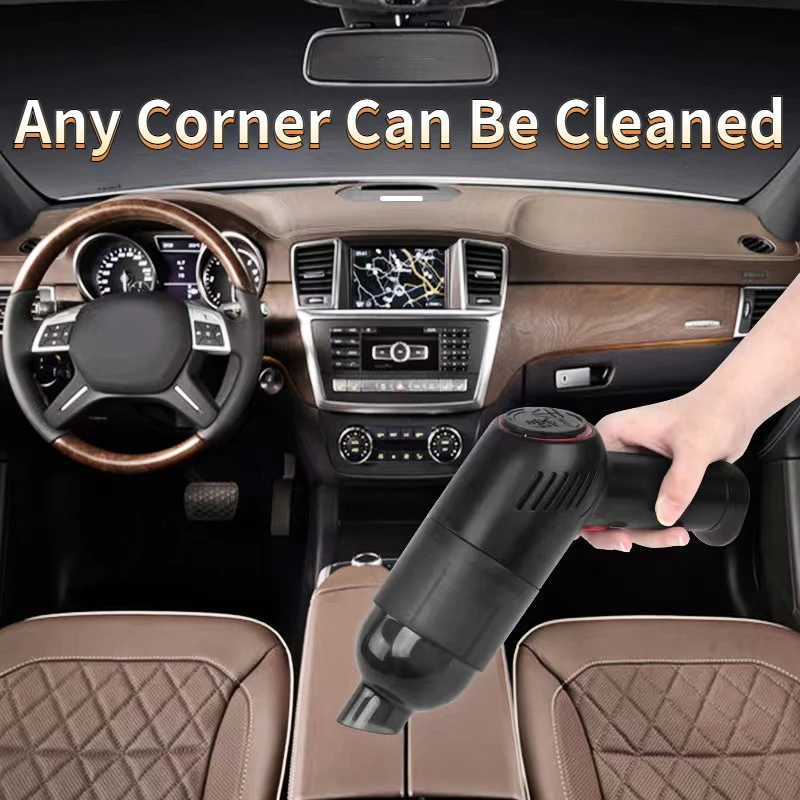12000Pa Wireless Portable Car Vacuum Cleaner Cordless Handheld Mini Cleaner High Suction USB Charging Clean Tools