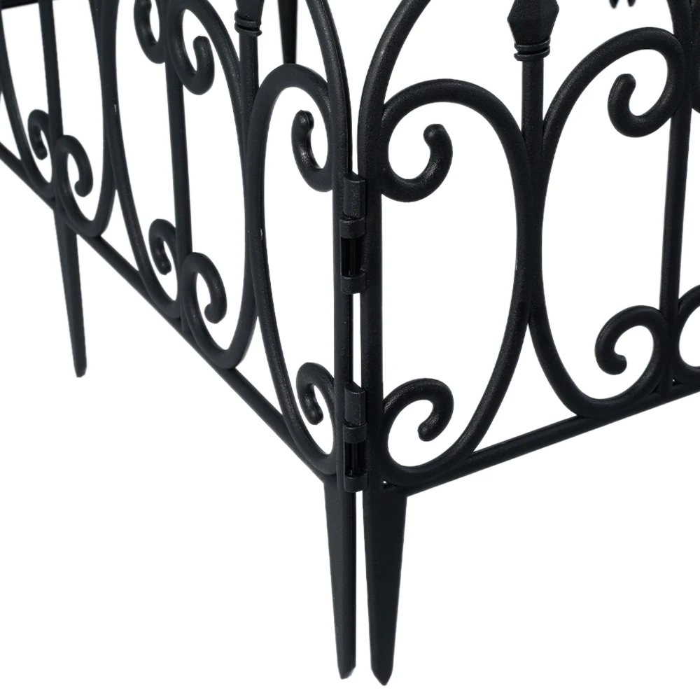 Description Picture 5 of item5Pcs Plastic Garden Fence Border Decoration Plant Flower Protect For Yard Lawn Edging Flower Bed Christmas Tree Decorative