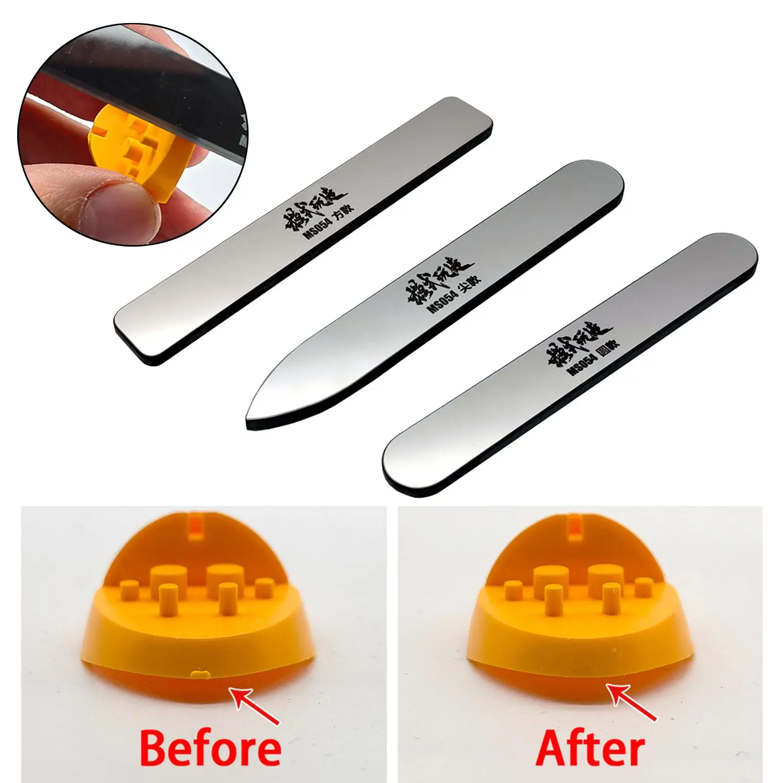 Glass File for Model Polish Model Kit, Figure, Resin Material DIY