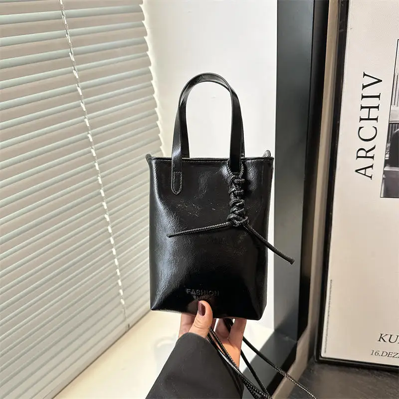 PU Leather Mini Crossbody Bag For Women 2025 New Fashion Luxury Shoulder Bags Female Simple Retro Handbags And Purses