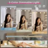 Redlife Hollywood Vanity Mirror with Lights, 20 LED Bulbs Make up Mirror w/ 10X Magnification and USB Charge Port, 360° Rotation 3
