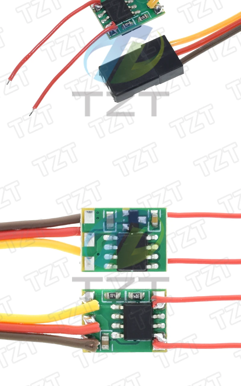 1/3 Stück Mini-Servo-Inverter, Servosignalumkehrer, Schalterkabel, 3-24 V, für Servo, RC, Flugzeug, Auto, Boot – Detail 6
