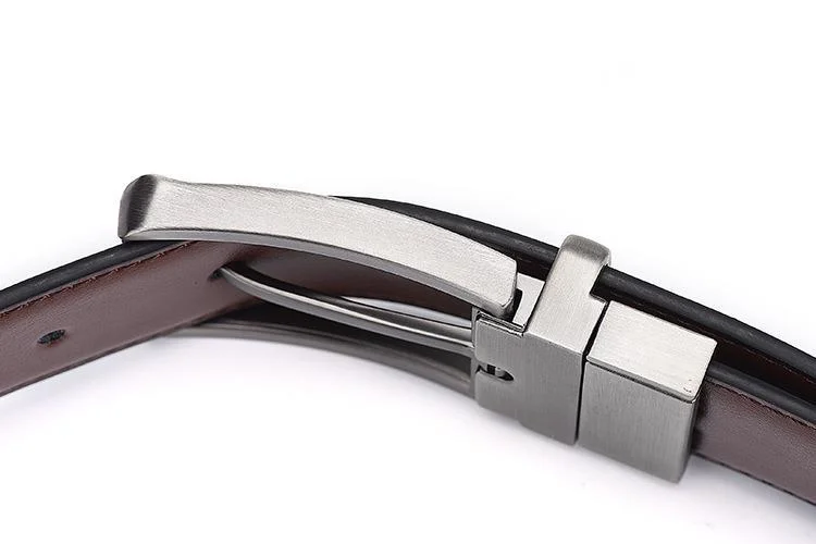Genuine Leather Belt For Men Formal Business Style Adjustable_voghion.com