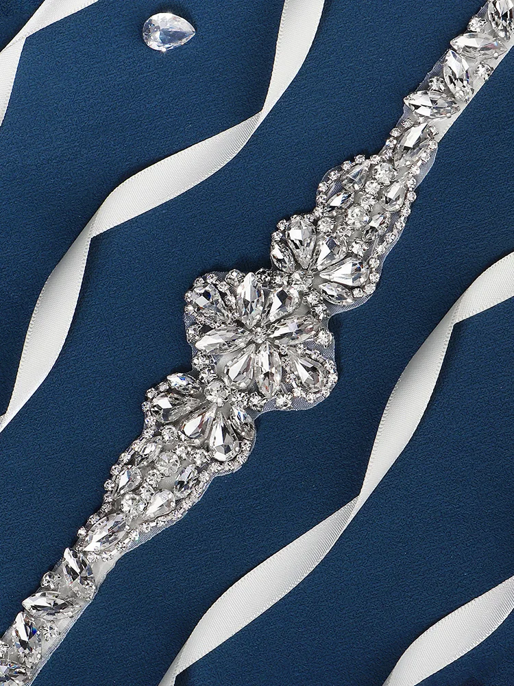 Bridal Waistband Rhinestone Bridal Belt For Women Wedding Dress Accessories Party Prom