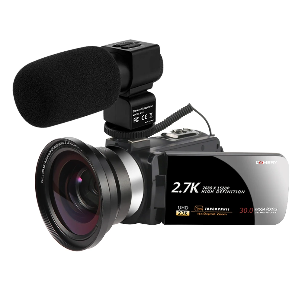 16X Zoom Portable Camcorder Home Use 1080P Digital Vlog Video Recorder