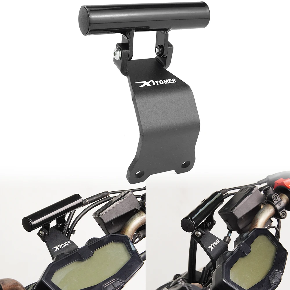 Support Téléphone/GPS Pour Moto Yamaha MT-07 (2014-2017) - Type 3 (compatible Quad Lock) - En Aluminium Noir