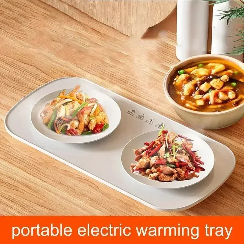 Food Electric Warming Plate Warmer Hot Placemat Electric Hot Plate Placemat Long Lasting Warming Plates for Home Dinner electric food warmer