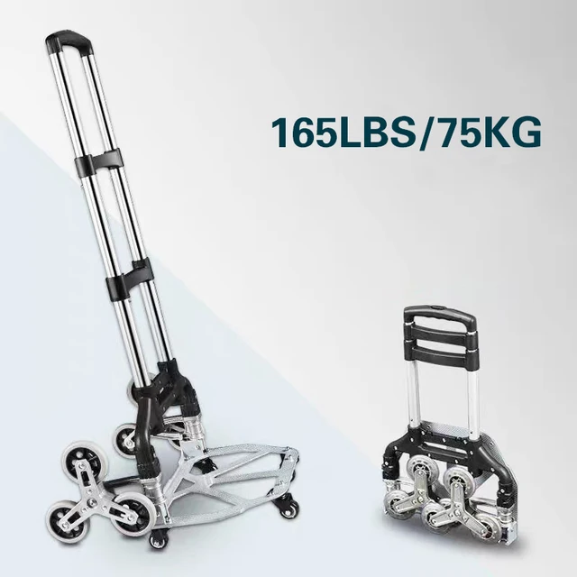Kosár Kocsi 트롤리 Összehajtogató 75 Kg All Terrain Lépcső Mászó Kéz Teherautóval Bungee Cord Hordozható