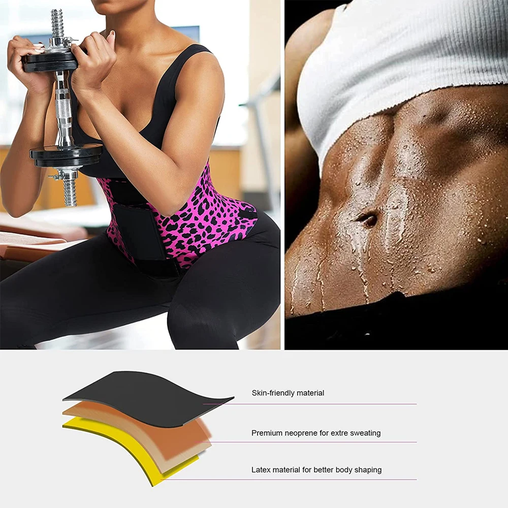 Professional Women Waist Trainer Corset Tummy Control Workout Sweat Band  Slimmer Belly Belt Men Weight Loss Gym Sports Girdle