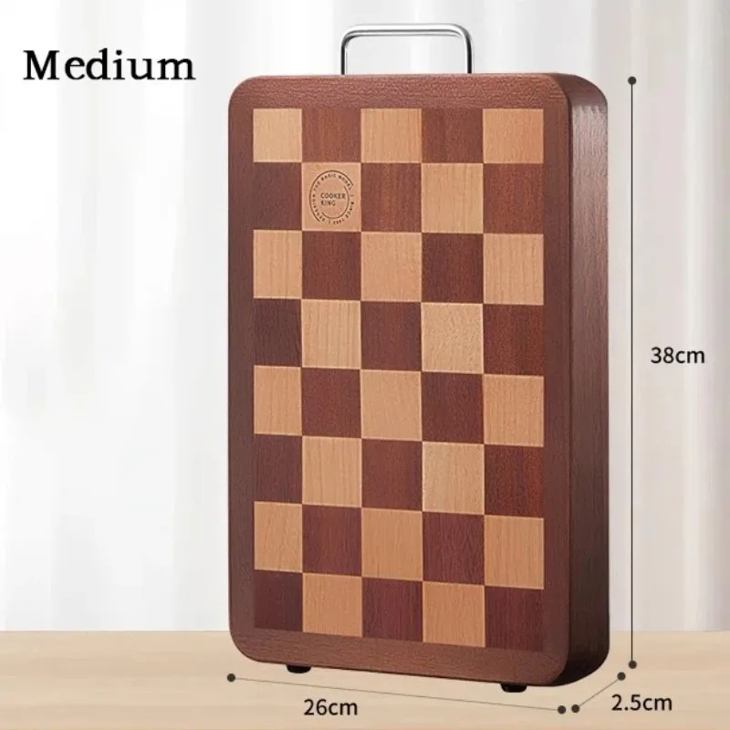 Wooden Checkerboard Chopping Board for Kitchen Food Preparation
