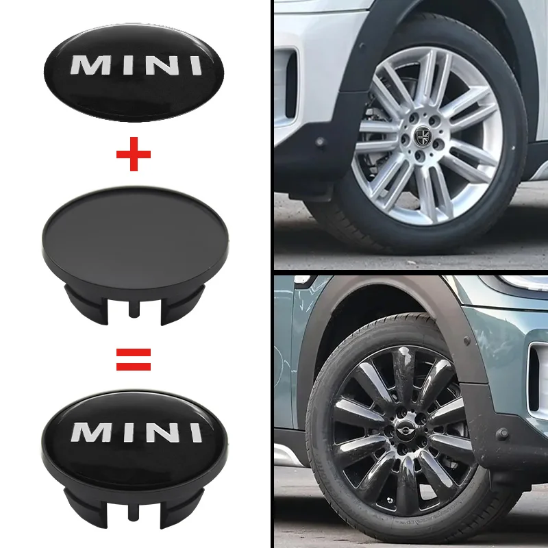 Car Wheel Center Hub Caps Rim Covers Badge Emblem For Mini Cooper One S JCW Countryman R56 R50 R53 R55 R57 R60 F55 F56 4PCS 54mm