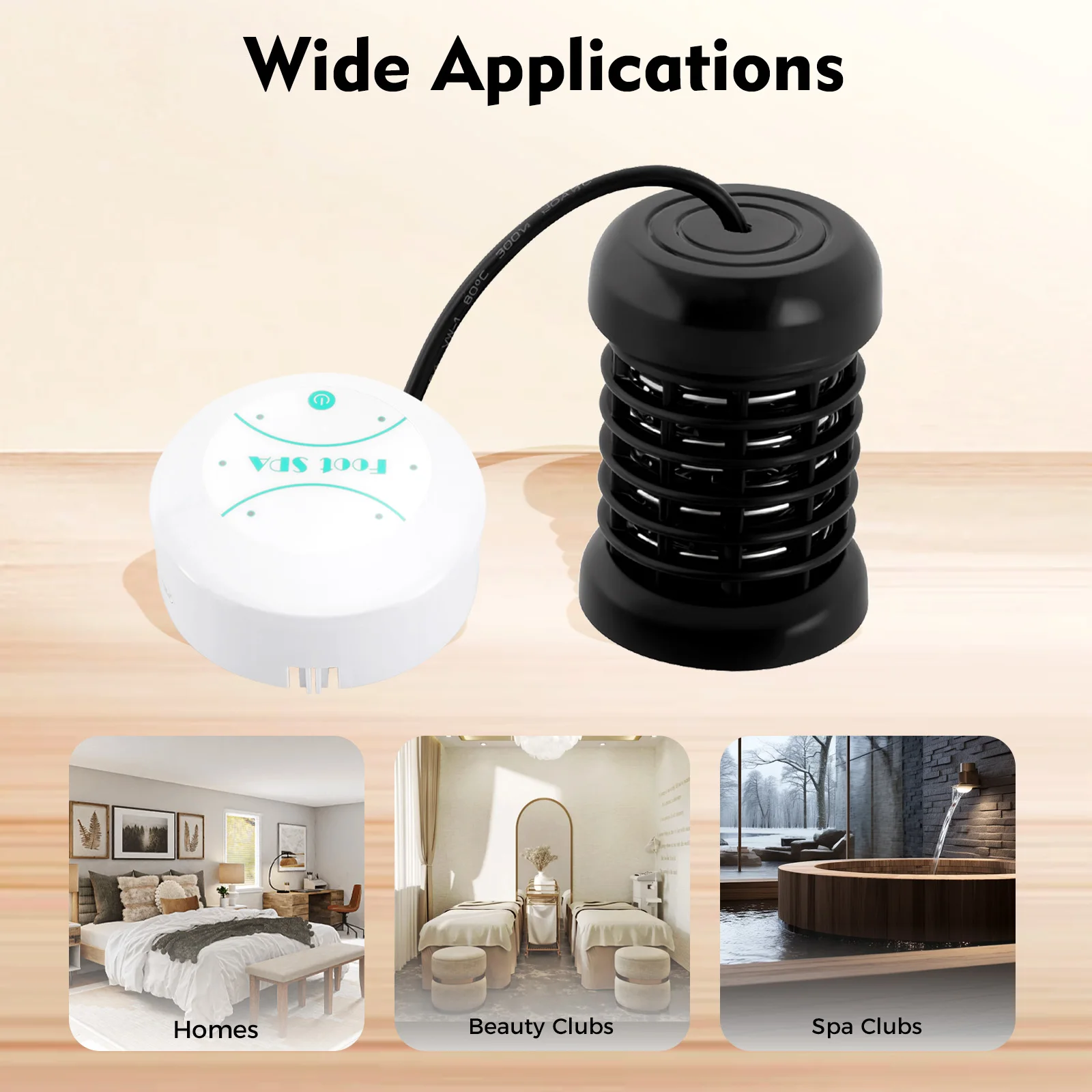 Advanced Ionic Detox Foot Bath Machine with Timer, 3 Modes, Heating, and LCD Screen for Complete Foot Detox and Health