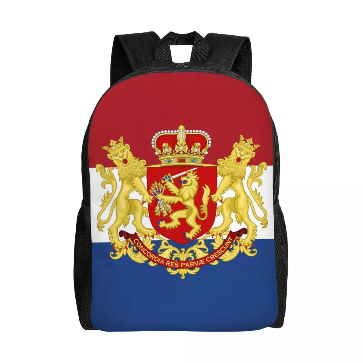 

Netherlands Coat Of Arms Travel Backpack Women Men School Computer Bookbag National flag College Student Daypack Bags