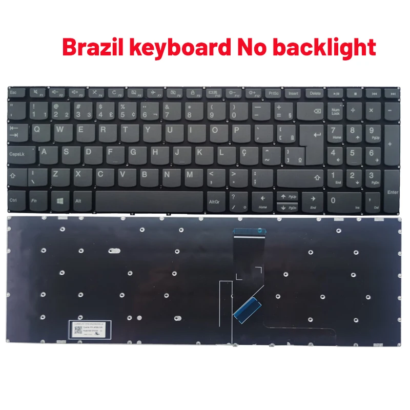 Russo Eua Reino Unido Espanhol Francês Teclado para Laptop Lenovo Ideapad 330s15 330s-15arr 330s-15ast 330s-15ikb 330s-15isk 7000-15 Novo - Imagem 5