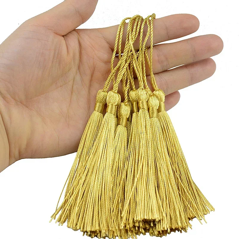 13cm Silky Tassels Bookmark Tassels Bulk Soft Craft Mini with Loops for Jewelry Making DIY Accessories 40 Colors 100Pcs,tassel fringe,tassel trim,mini tassels,bookmark tassels,silky floss tassels,tassel accessories,tassel decoration