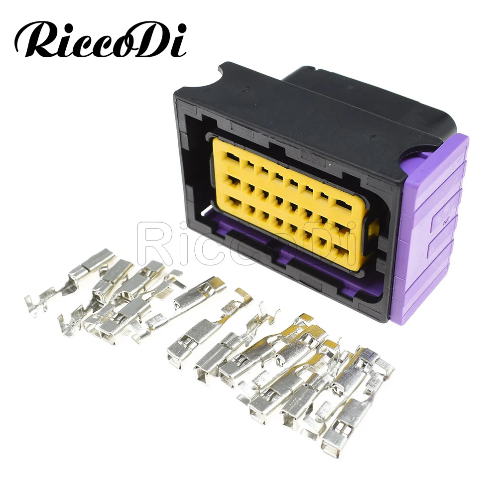 Connecteur ECU Automobile 24 Broches - Compatible Delphi/FCI, Référence 211PC249S0020, Pour Réparation Faisceau Moteur